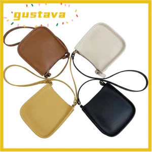 Túi Đeo Vai GUSTAVA, Túi Đeo Ngang Dây Kéo Da PU, Phụ Kiện Nhẹ Đa Năng Túi Vuông Túi Điện Thoại Cô Gái