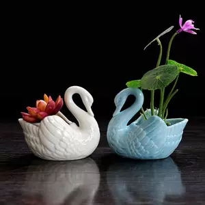 Thiên Nga Đa Năng Nến Chậu Hoa Cưới Quà Trang Trí Trang Trí Trang Trí Nhà Cửa Hộp Bảo Quản Trang Sức Kẹo VN
