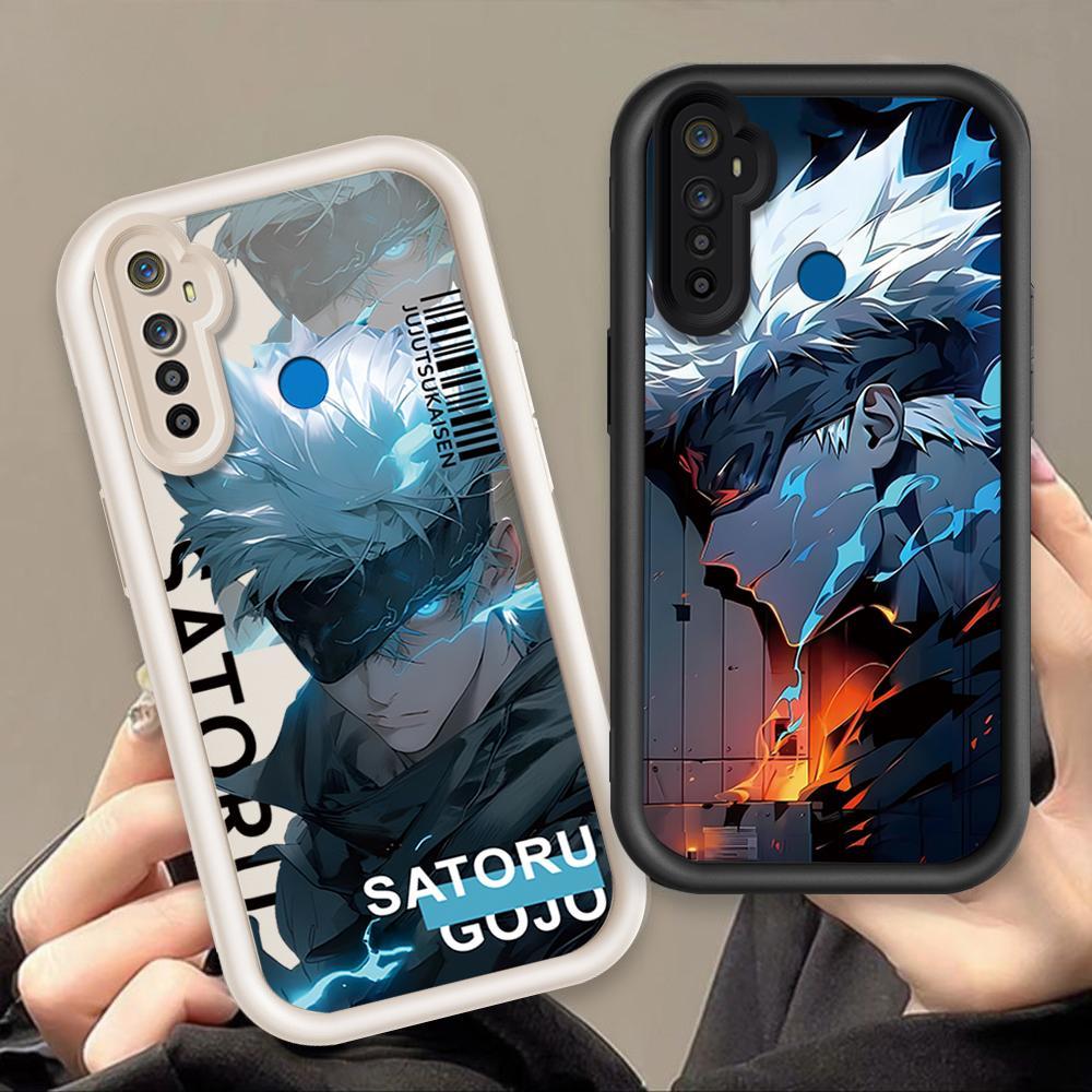 Ốp Lưng Cho Realme 5 5i 5S 6i Hoạt Hình Silicon Mềm Ốp lưng TPU Jujutsu Kaisen Anime Mắt Thiên Thần Chống Sốc Ốp Lưng