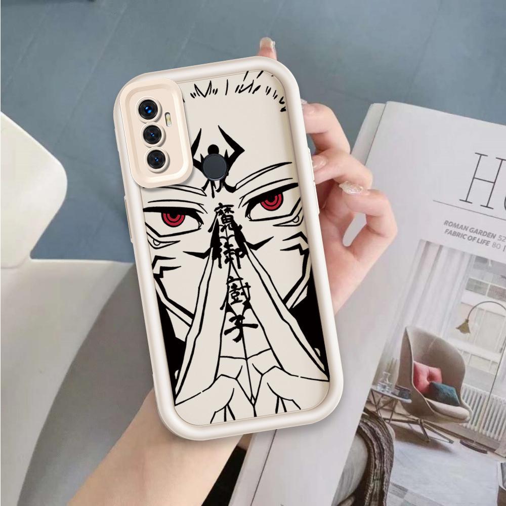 Ốp Cho OPPO A53 2020 A33 2020 A32 Vỏ Điện Thoại Mềm Cầm Tay Silicon Hoạt Hình TPU Jujutsu Kaisen Cool Boy Angel Eye Ốp Lưng Chống Sốc