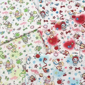 Ban Đầu Được Ủy Quyền Mèo Con Hoạt Hình In Hình Vải Cotton Mã Hóa Túi Vải diy Handmade Vải Khăn Trải Bàn Vải 5.28