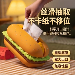 Hầu hết các lời khen ngợi Panyaki Gà Đùi Burger Hộp Khăn Giấy Mô Phỏng Burger Hình Máy Tính Để Bàn Hộp Giấy Ngộ nghĩnh Sáng Tạo Lưu Trữ Đồ Trang Trí