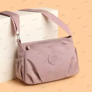 Túi đeo vai nữ PYCOU, Túi đeo chéo dung tích lớn bằng vải Nylon, Túi tổ chức túi đeo chéo nhẹ chống thấm nước thông thường