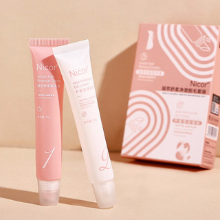 Nicor Gentle Hair Removal Cream Set, For Lip & Facial Hair