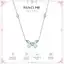 FANCIME "Azura" CZ Stones Vòng cổ bạc hình bướm