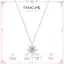Vòng cổ bạc hình đá quý "Soluna Nexus" FANCIME March