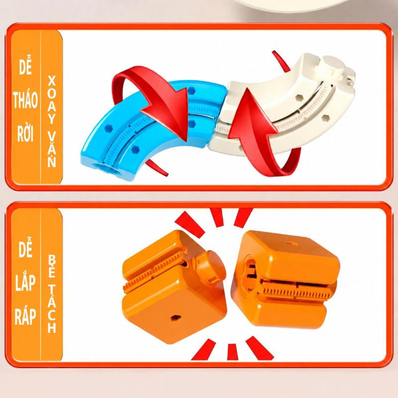 Đồ Chơi đường Ray Xe Lửa Từ Tính 91/127pcs,Bộ đồ Chơi Lắp Ráp DIY,Sự Phát Triển Trí Tuệ Của Trẻ Em