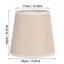 YICA 3 Tấm Che Đèn, Kẹp Trên Thiết Kế Vỏ Đèn Vải, Đèn Chùm Chiều Cao 4,31 inch Hiện Đại Bóng Đèn Sàn Đèn