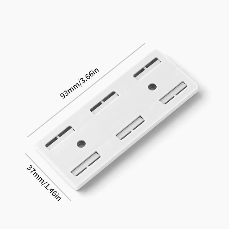 AN.MART Treo Tường Plug Fixer Stier Punch-free Home Tự Dính Soet Fixer Dây Cáp Tổ Chức Power Strip Holder VN