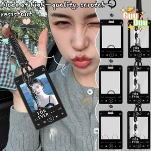 Hộp đựng bảo vệ thẻ hình người chơi MP3 - Hộp đựng thẻ chống bụi chống nước - Hộp bảo vệ thẻ Anime thần tượng - Móc khóa giữ thẻ Photocard - Khung lưu trữ ảnh / Giao hàng miễn phí