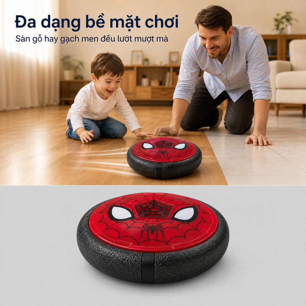 Bóng đá lơ lửng Người Nhện quà tặng sinh nhật Tết Thiếu nhi cho bé yêu thích Người Nhện，đồ chơi trẻ em chơi trong nhà