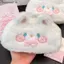 # HB # Kawaii Plush Rabbit Túi văn phòng phẩm dành cho học sinh Hộp đựng bút dung tích lớn di động Túi đựng mỹ phẩm cho phụ kiện văn phòng trường học.