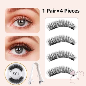 Lông mi giả từ tính có dụng cụ bôi - Lông mi Salon chuyên nghiệp không cần keo