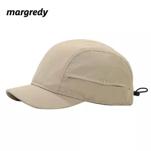 Mũ chống nắng MARGREDY, Mũ bóng chày Cotton vành ngắn, Hip Hop Nhanh khô Chống nắng có thể điều chỉnh Mũ Snapback nam nữ