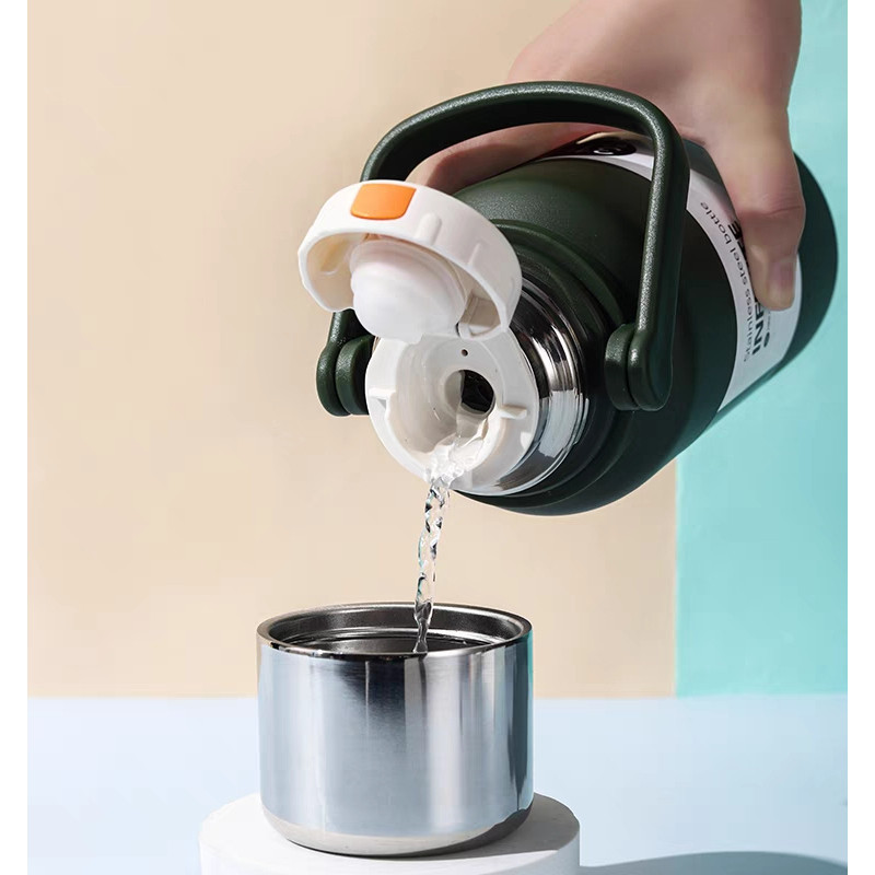 Bình Giữ Nhiệt Boss Inox 316 Có Nắp Kèm Cốc Dung Tích 800ml/1000ml/ 1500ml