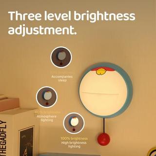 Đèn Ngủ LED Hoạt Hình Silicone Dễ Thương, Sạc Pin, Chỉnh Độ Sáng Cho Bé