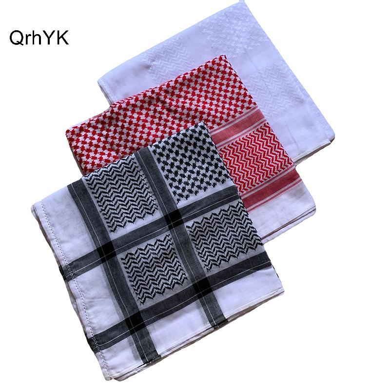 Thời Trang Nhà Máy Hồi Giáo Nam Kẻ Sọc In Khăn Trùm Đầu Ả Rập Dubai Turban Ne Quấn Ả Rập Trung Đông Sa Mạc Đầu Khăn Choàng QrhYK