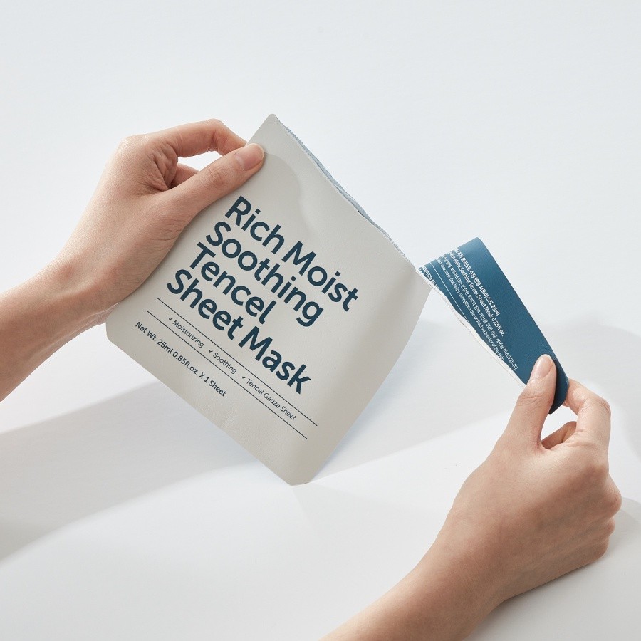 Mặt nạ giấy Dear, Klairs Rich Moist Soothing Tencel Sheet Mask làm dịu phục hồi da 25 ml [FS]