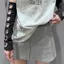 Găng tay ngón PYCOU, Tay áo khiêu vũ đường phố màu đen Gothic, Khóa kim loại Đinh tán phong cách Punk dành cho nữ