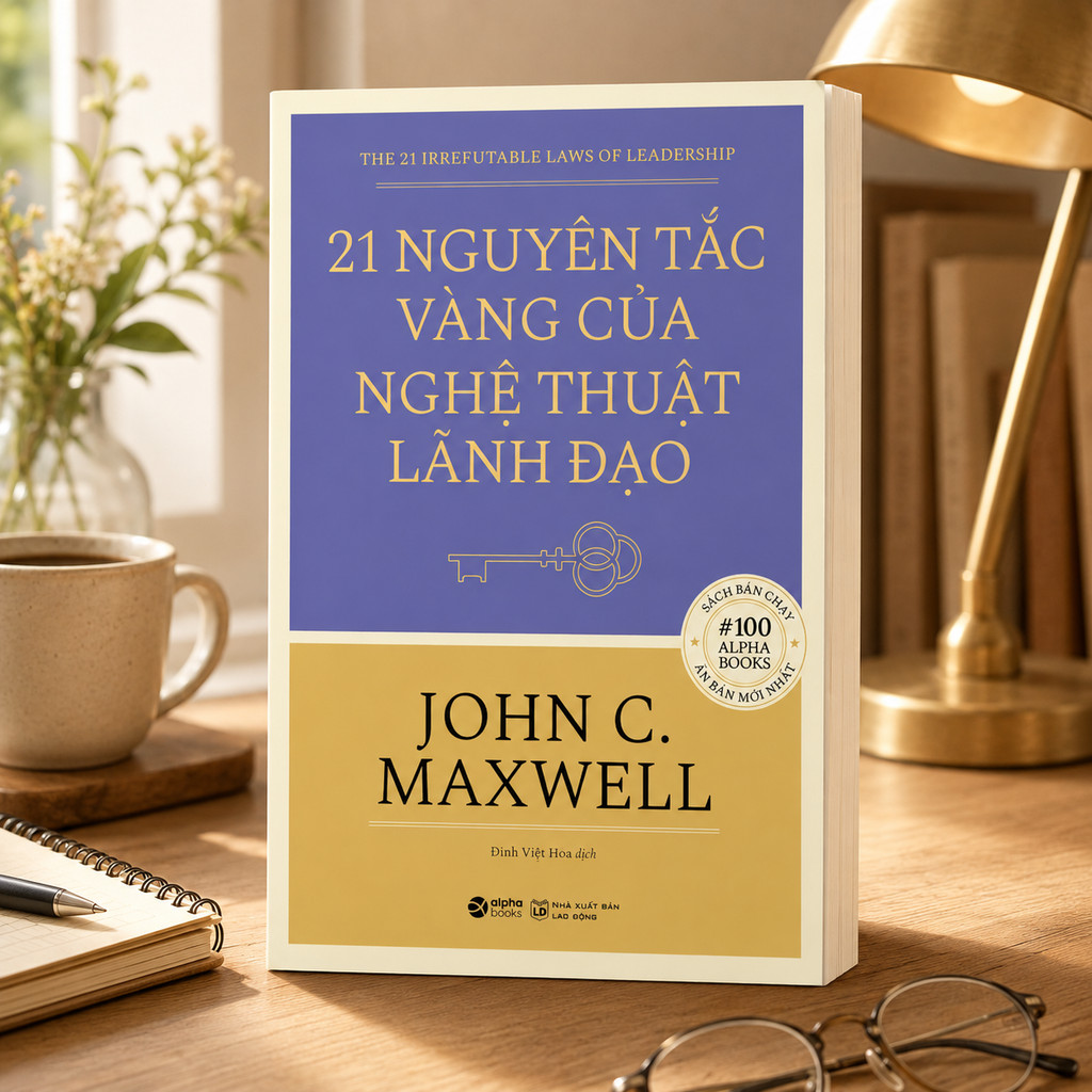 Sách - 21 Nguyên Tắc Vàng Của Nghệ Thuật Lãnh Đạo- John C.Maxwell (Alpha Books)