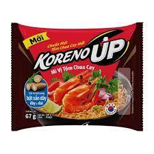 Gói Mì Koreno Up Vị Tôm Chua Cay 67 Gam Ngon Sợi Dai, Vị Hàn Quốc | Hàng Chính Hãng Paldo Lan Food Store