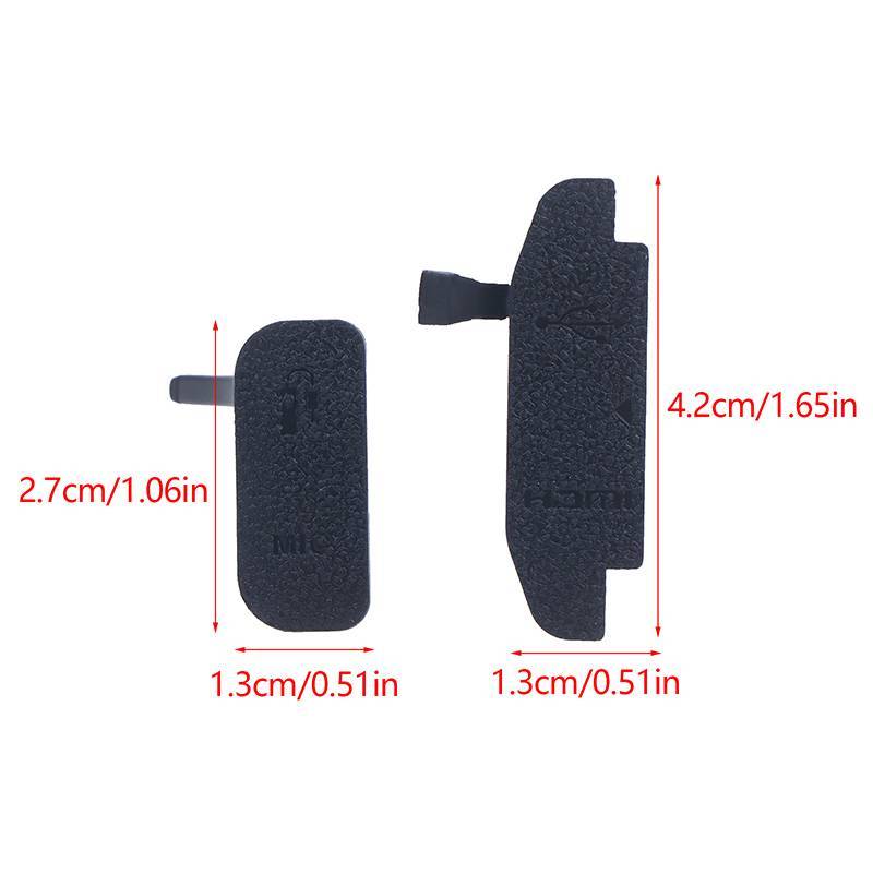 JINHF Mới Cho 600D 700D 650D 750D 760D 800D USB Cover MIC Nắp Cao Su Nắp Nắp Ốp Lưng Camera Phần HOT