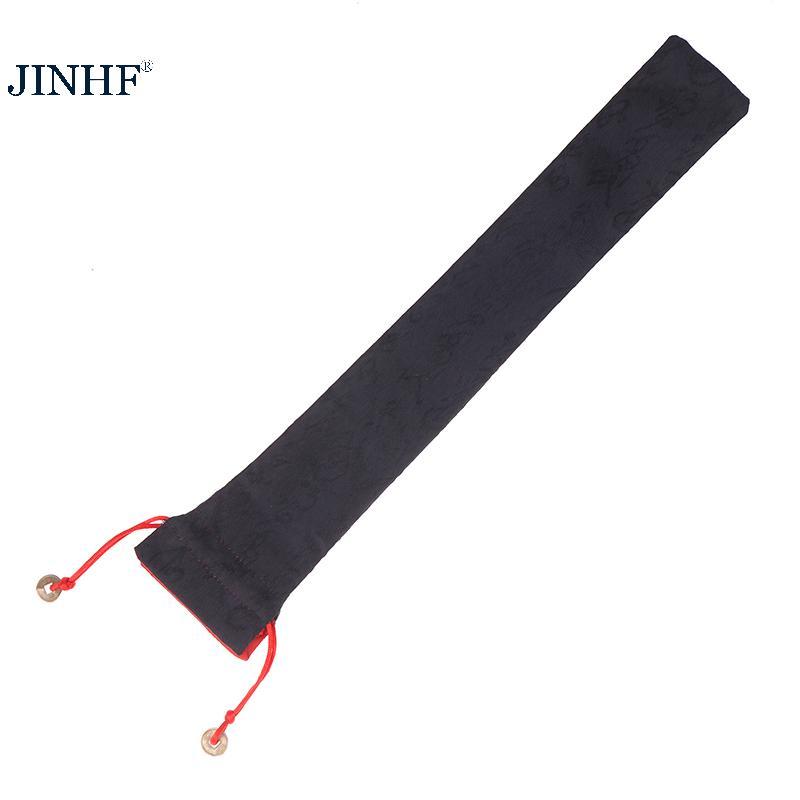 JINHF Võ Thuật Trung Quốc Kung Fu Fan Tai Chi Dance Fan Nhựa Hiệu Suất Sân Khấu Quạt Gấp Màu Trơn Quạt Ảnh Chống Đỡ HOT