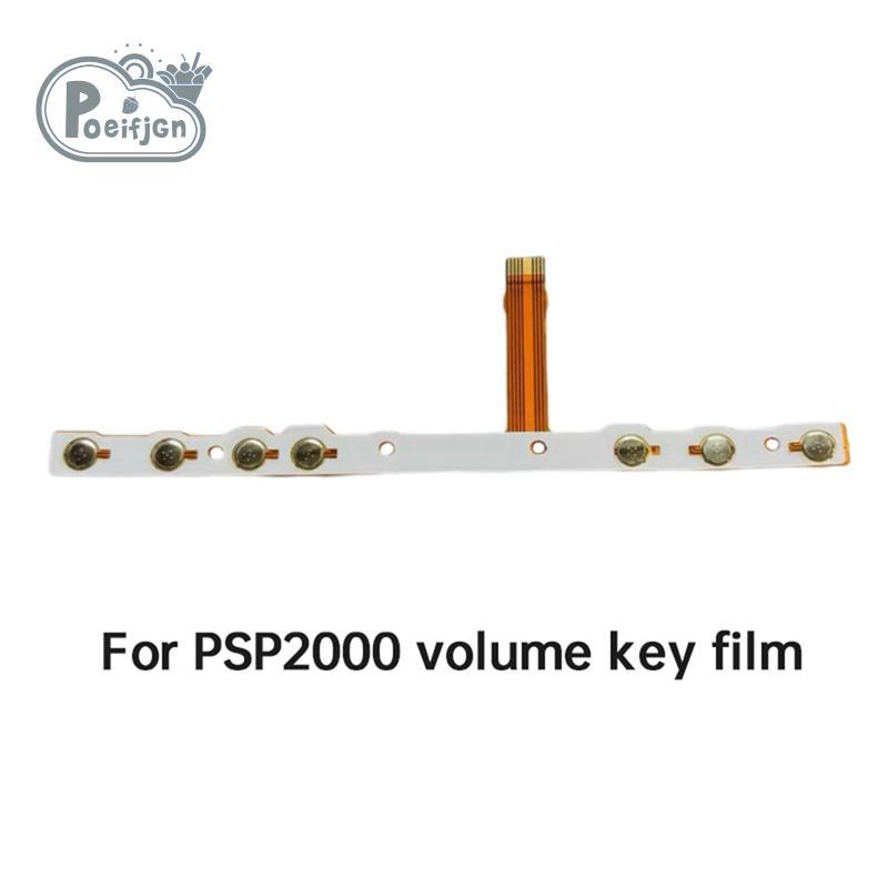Dành Cho PSP2000 Cáp Chìa Khóa Âm Lượng Có Thể Thay Thế Flex PCB L R Trái Phải Nút Bàn Phím Phim