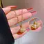 ECK Ngọc Trai Nelace Dành Cho Nữ Đầy Kim Cương Giả Vỏ Titan Mặt Dây Chuyền Nelace Không Mòn Kim Loại Nelace HOT