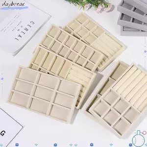 DAYBREAK Xoay Hộp Đựng Trang Sức Du Lịch Khay Đựng Đồ Xoay Khay Thiết Kế Phụ Kiện Trang Sức