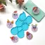 Flgo Ông Già Noel Điện Thoại Cầm Nhựa Dính Khuôn Điện Thoại Di Động Gắn Giá Đỡ Khuôn Silicon