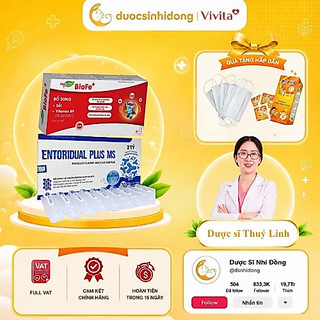 [CHÍNH HÃNG] Combo Giúp Ăn Ngon, Tiêu Hóa Tốt - Men Entoridual Plus MS + Sắt Fitolabs BioFe+