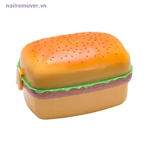 Hamburger Hộp Cơm Trưa Kid Bento Hộp Đựng Thực Phẩm Sáng Tạo Burger Hộp Cơm Trưa MỚI