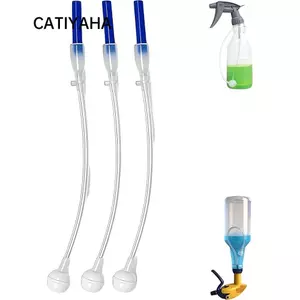 CATIYAHA 3 CÁI 360° Bộ chuyển đổi chai xịt, Phụ kiện bình xịt đa năng Fit Bộ điều hợp chai xịt nghiêng, Ống phun ống có trọng lượng cho nhà bếp sân vườn tại nhà