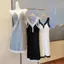 Váy ngủ nữ mùa hè có đệm ngực Váy dài chống va đập Phong cách mỏng Phong cách tinh khiết Desire Style Modal Pyjamas Loungewear