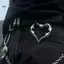 JULYHOT Carabiner Hình Trái Tim Phong Cách Retro Gothic Móc Khóa Kim Loại Dễ Dàng Kẹp Carabiner Cho Chìa Khóa Túi Bapas Treo Carabiner Clip Massivedeals