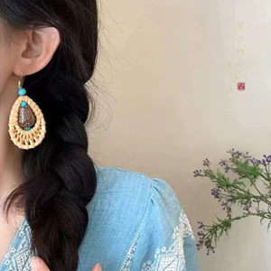 Bohemian Mây Bông Tai Nữ Phong Cách Dân Tộc Retro Độc Đáo Bông Tai Thiết Kế Niche Phong Cách Ngày Lễ Bông Tai Phù Hợp Với
