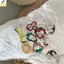 < YEI > Kẹp tóc BB trái cây cho bé gái 4 chiếc 6 chiếc Thiết kế dâu tây Phụ kiện tóc dễ thương cho trường học hàng ngày Nhìn mới
