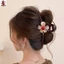 Hoa Hồng Lớn Nhựa Móng Vuốt Tóc Kẹp Tóc Nữ Dày Dài Thanh Lịch Updo Phụ Kiện