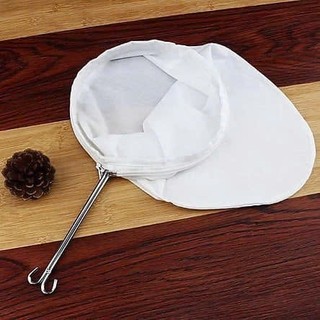 Túi Vải Lọc Trà Và Vòng Vợt Cán Inox - Các Size Nhỏ, Vừa, Lớn Đa Năng