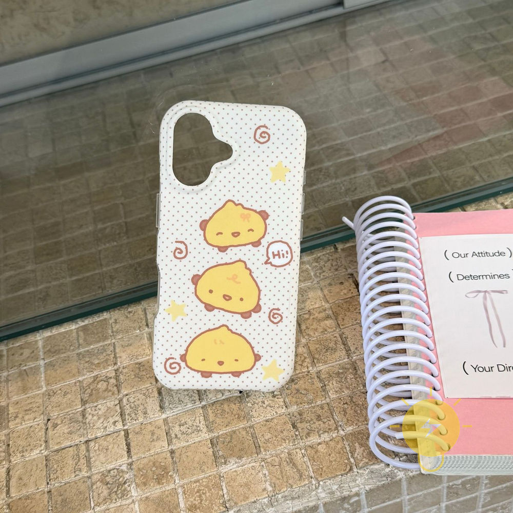 Phone Case For iPhone 17 Pro Max 16 15 TPU Matte Chicken Aesthetic Korean Cute