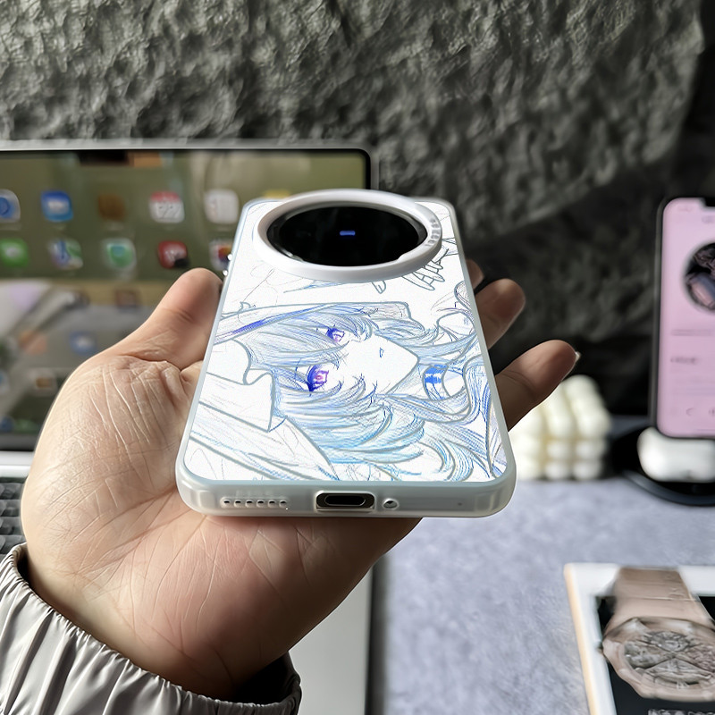Ốp điện thoại cứng Micro Matte “The Shorekeeper ” cho Vivo X300 Ultra X300 Pro X200 Pro X100S Pro X90 V60 V50 V40 / Vỏ Vivo chống sốc