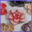 MERIGGIARE Miếng Dán Hoa Kim Cương Giả, Đồ May Thủ Công DIY Lấp Lánh Vải Thổ Cẩm Hoa, Tôn Trang Trí Ba Chiều Camellia Hoa Hồng Thổ Cẩm Vải Trang Trí Đầm