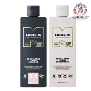 Dầu Gội Xả Mềm Mượt Không Gây Nặng Tóc LABEL.M DIAMOND DUST NOURISHING 300mlx2 [ MK ]