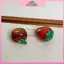 MYPANDA Vintage Men Nhỏ Giọt Dầu Dâu Trái Cây Chunky Nhẫn Nữ Y2K Dễ Thương Ngọt Ngào Nhẫn Dành Cho Nữ Trang Sức Cá Tính Quà Tặng.