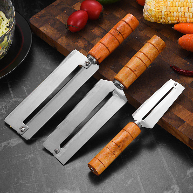 Lô Lớn Thương Mại Peeler Peeler Sharp Sugarcane Knife Thép Không Gỉ Dứa Dao 6JEK