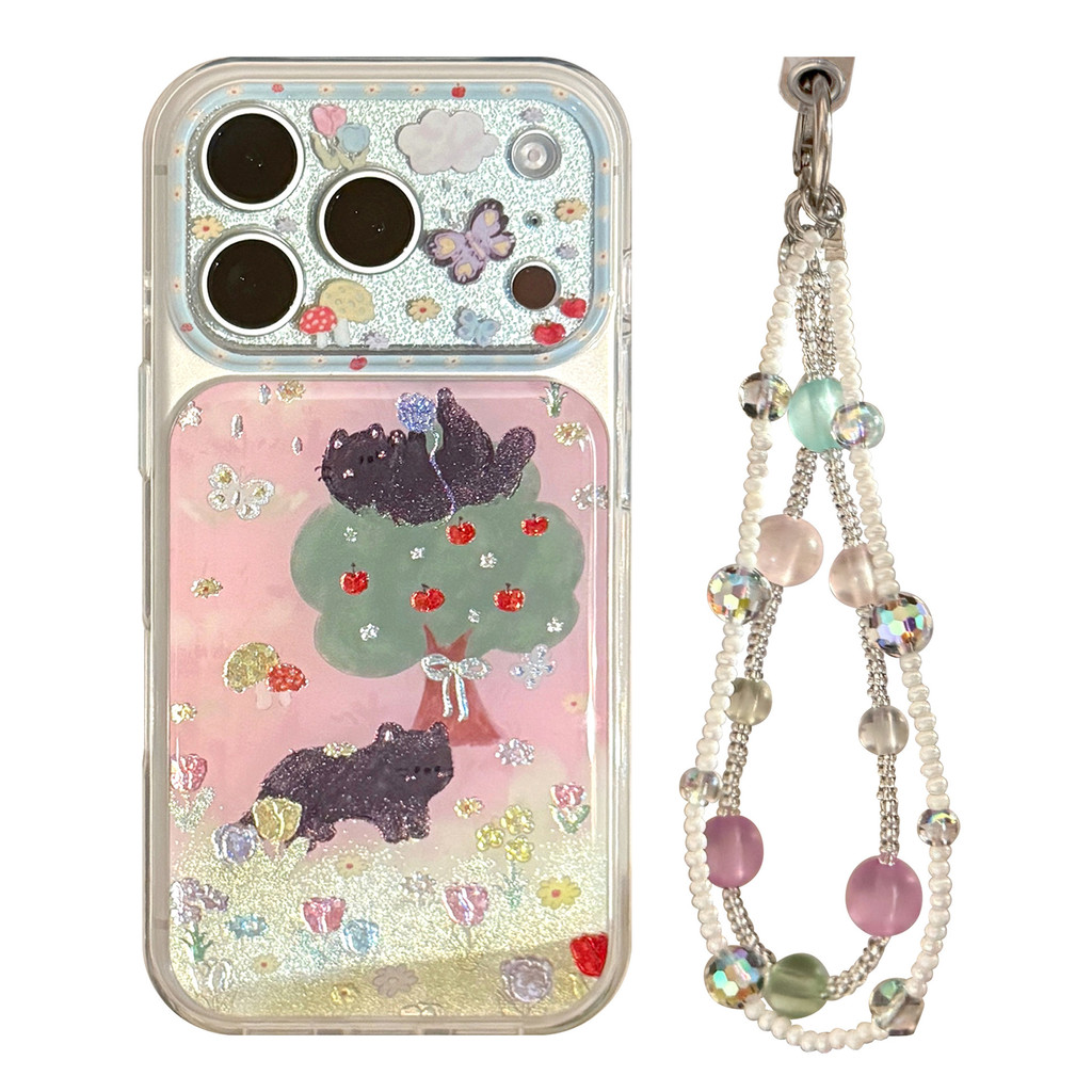 Ốp lưng iPhone hình mèo rừng dễ thương phù hợp cho iPhone 17 Pro Max có khả năng bảo vệ màn hình cho các mẫu 16, 15, 14, 13, 12 và 11. Nó cung cấp bảo vệ chống sốc. YRNC