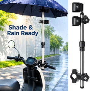 Xe Đạp Ô Giá Đỡ Có Thể Điều Chỉnh Cực Hỗ Trợ Cho Xe Tay Ga Xe Máy Và Xe Đẩy Sử Dụng Ngoài Trời