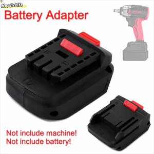 Bộ Chuyển Đổi Pin Lithium NORDICLIFE, Bộ Chuyển Đổi Pin 18V 2 Trong 1, Bộ Chuyển Đổi Nhựa Đế Công Cụ Điện Adapter Cho Makita