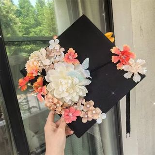 Mới Tự Làm Cử Nhân Mũ Thành Phẩm Kẹp Tóc Hoa Mô Phỏng Hoa Sinh Viên Tốt Nghiệp Ảnh Quà Tặng Ảnh Bạn Gái Bạn Gái20260610
